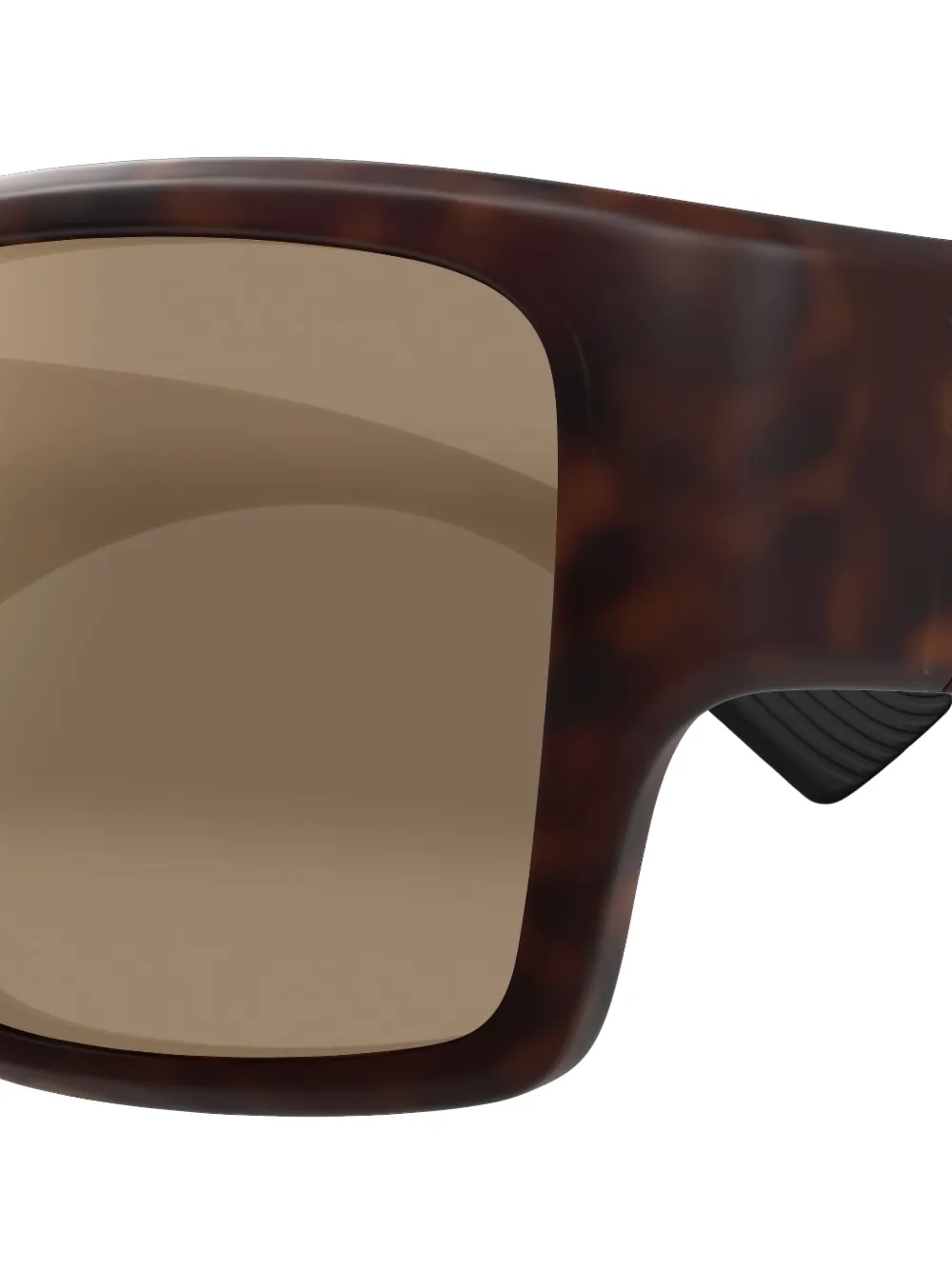 Maui Jim Zonnebril met vierkant montuur Bruin