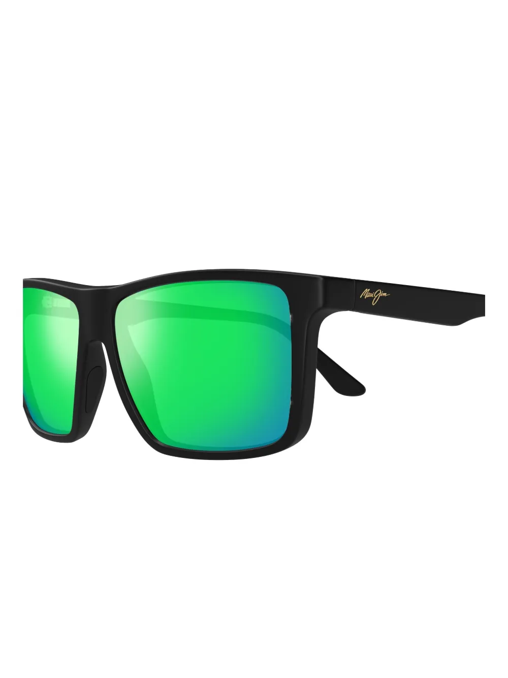 Maui Jim Mamalu Bay zonnebril met vierkant montuur Zwart