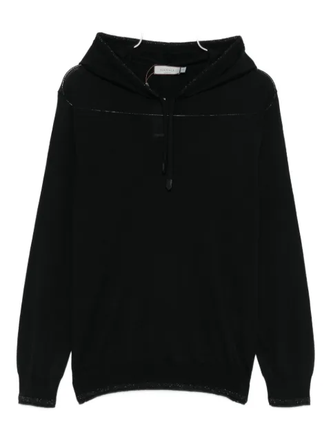 Canali sequin-embellished hoodie