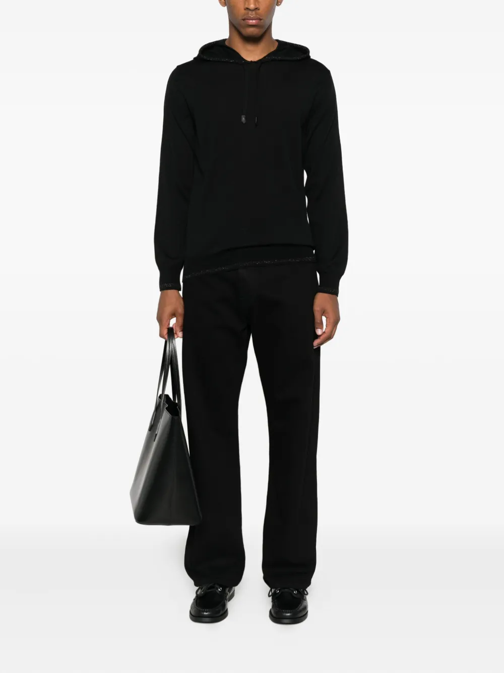Canali sequin-embellished hoodie | Hoodies | Image 2