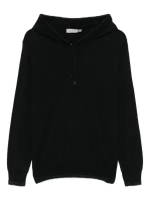 Junya Watanabe MAN Felted Hoodie | Black | FARFETCH