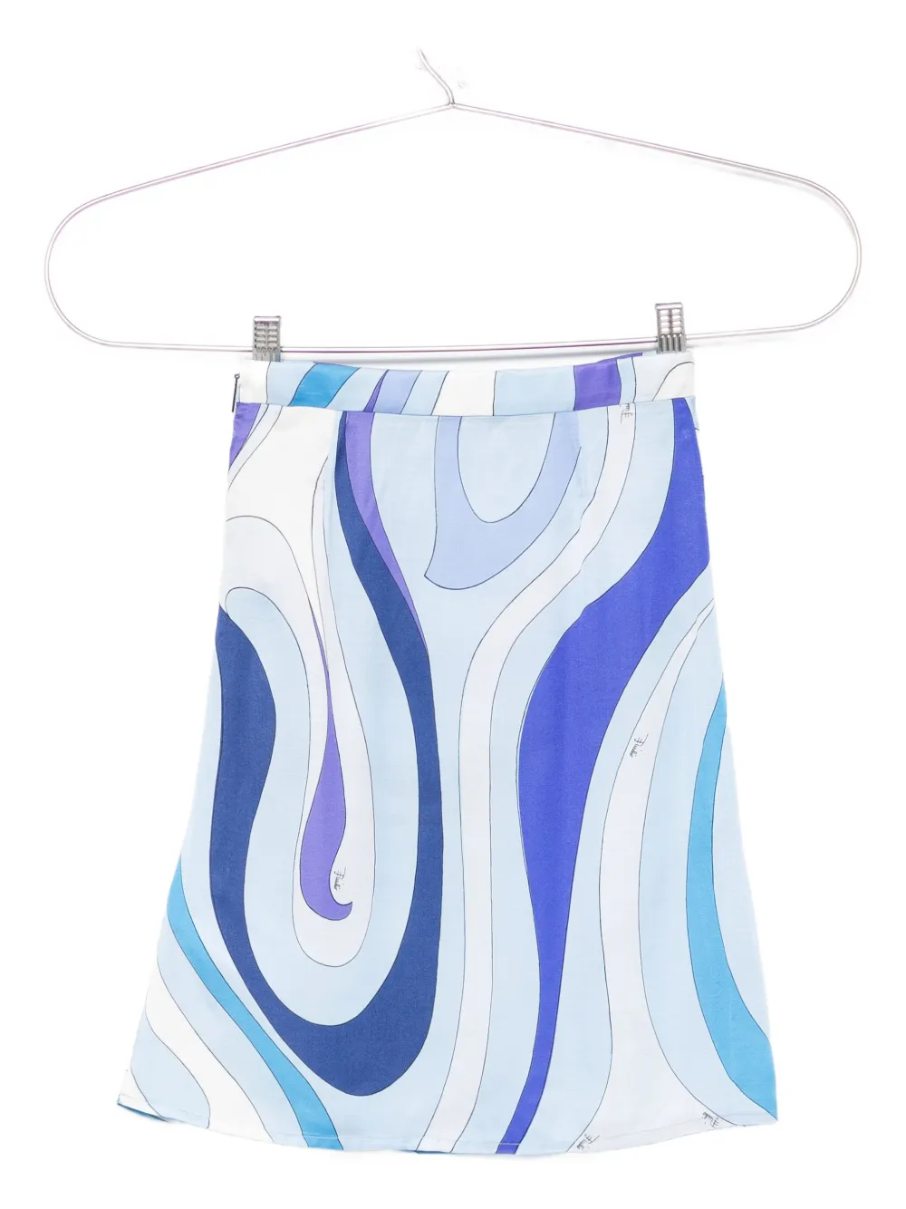 PUCCI Junior swirl-print skirt Blauw