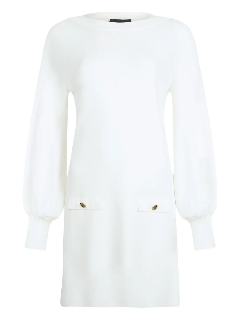 LIU JO puff-sleeve mini dress Wit