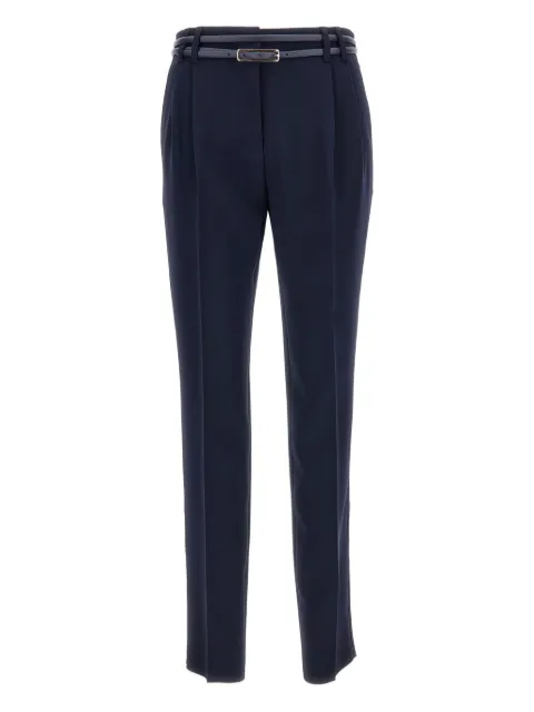 Max Mara pleated belted trousers