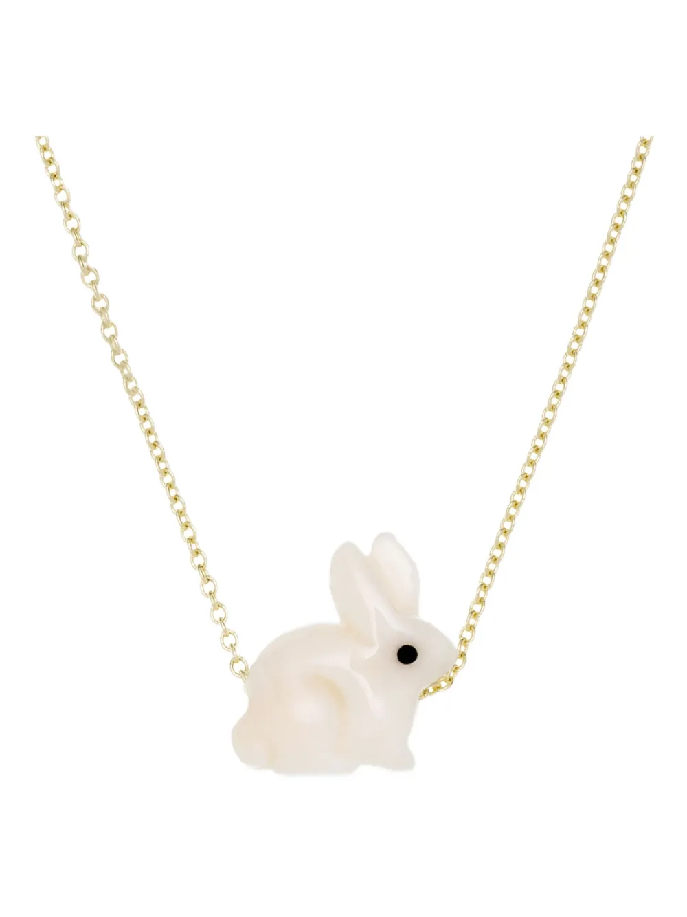 Aliita Conejito pendant necklace - Bianco