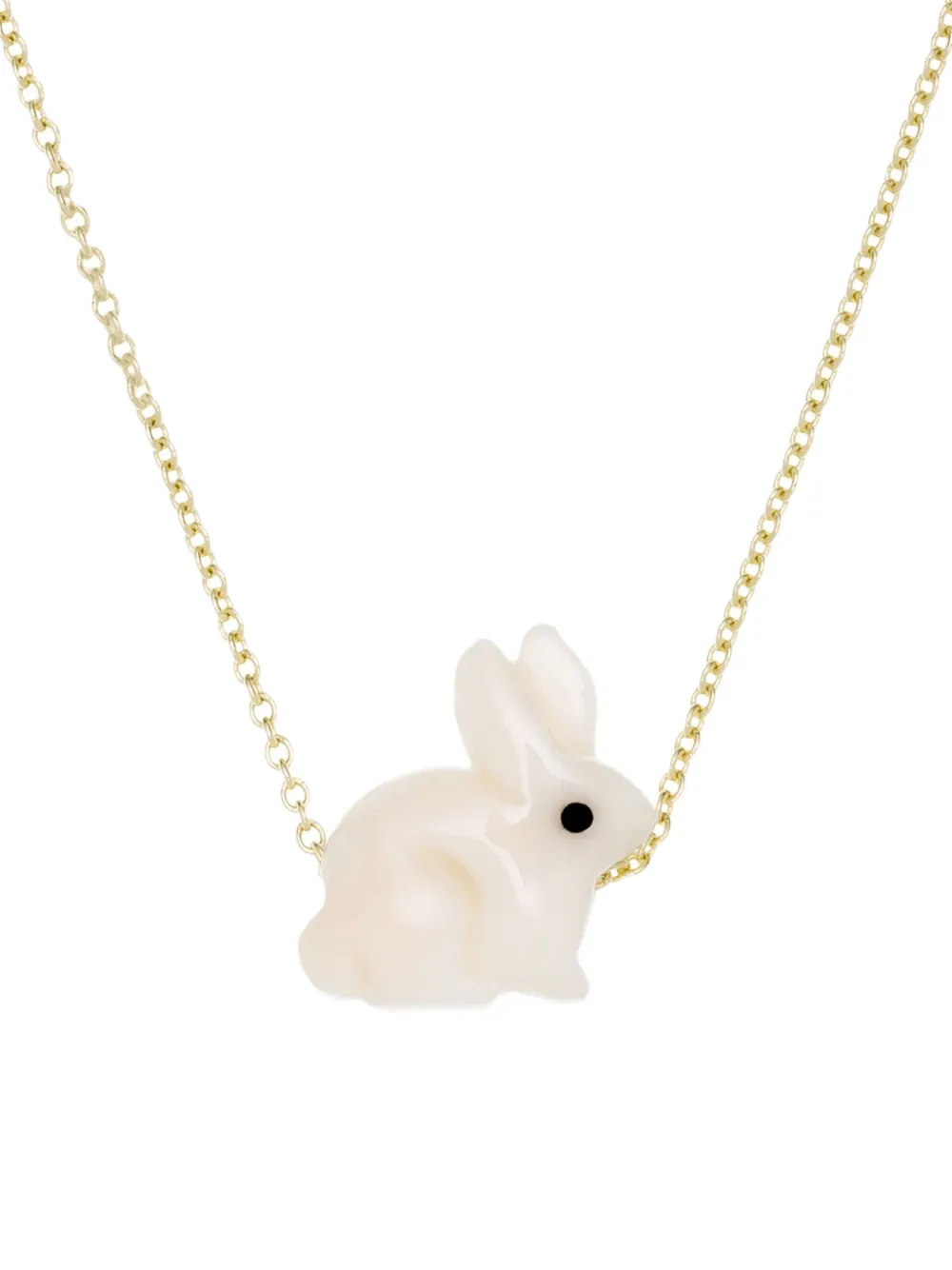 Aliita Conejito pendant necklace - Bianco