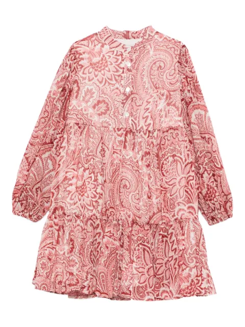 ETRO KIDS paisley-print tiered dress