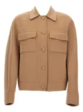 Max Mara patch-pocket buttoned jacket - Brown