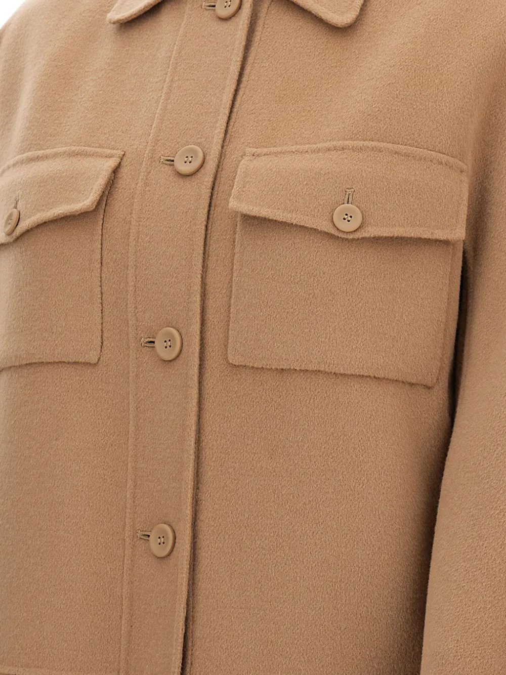 Max Mara Jack met opgestikte zak Bruin
