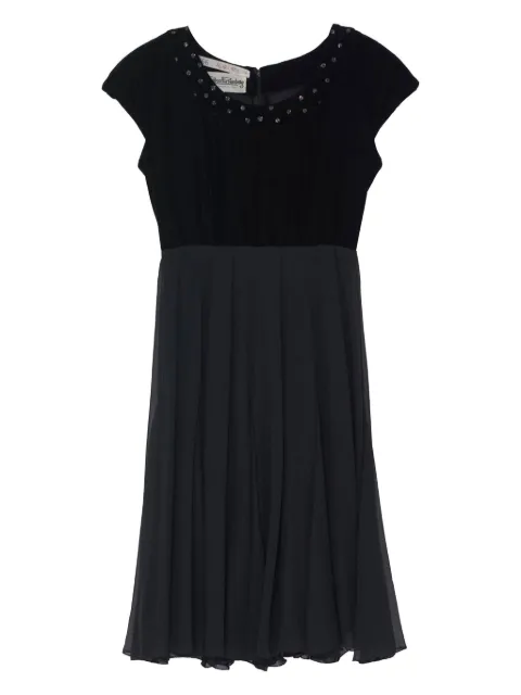 Egon Von Furstenberg embellished velvet dress