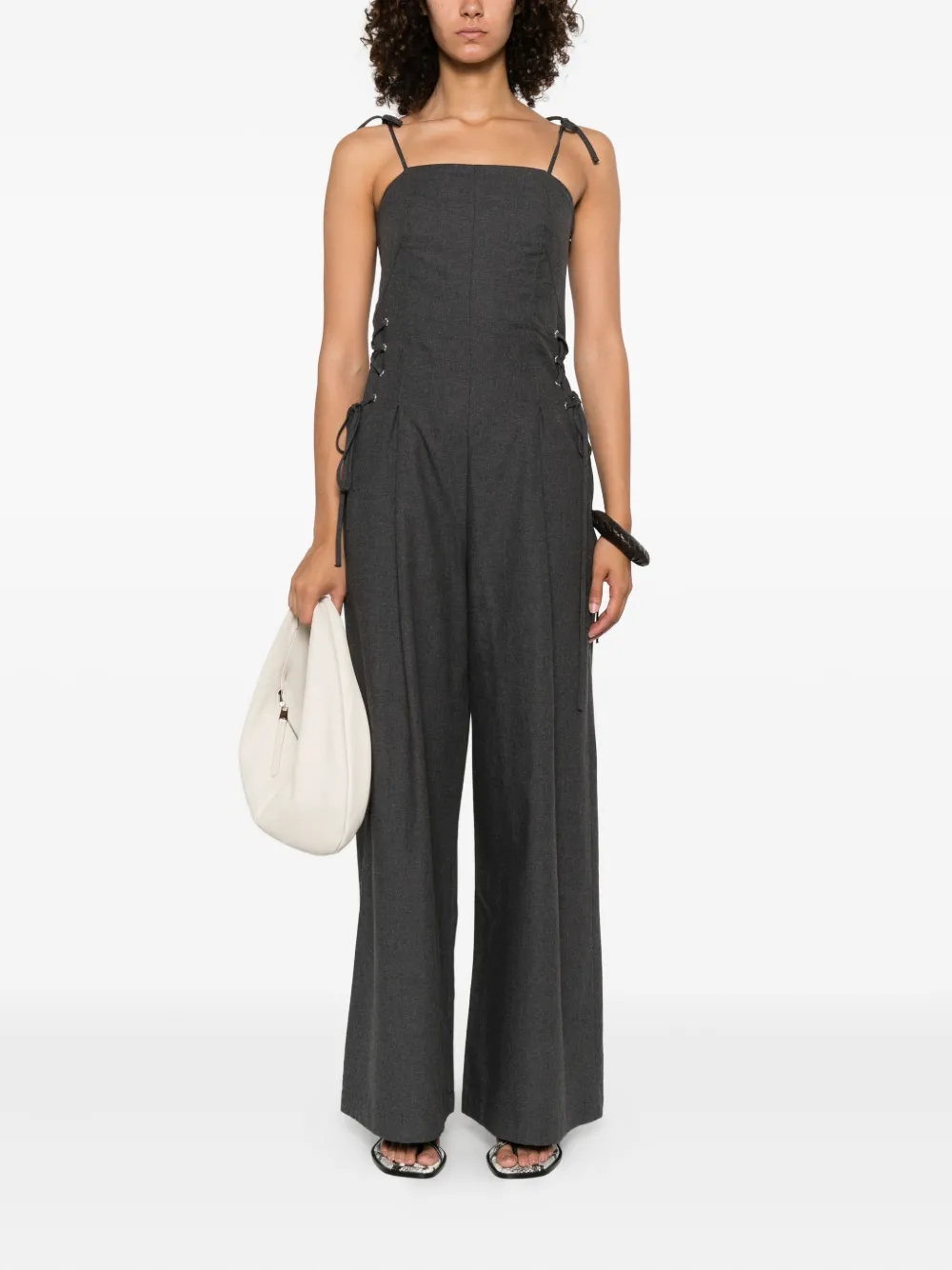 ALOHAS Broek met veters - Grijs