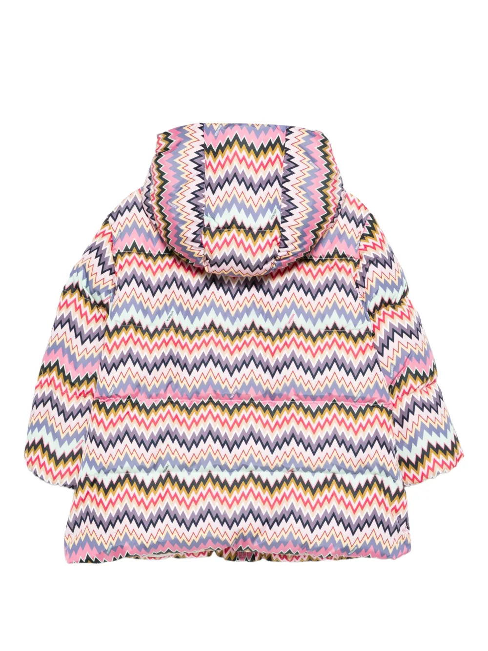 Missoni Kids chevron-pattern puffer coat | Padded Coats | Image 2