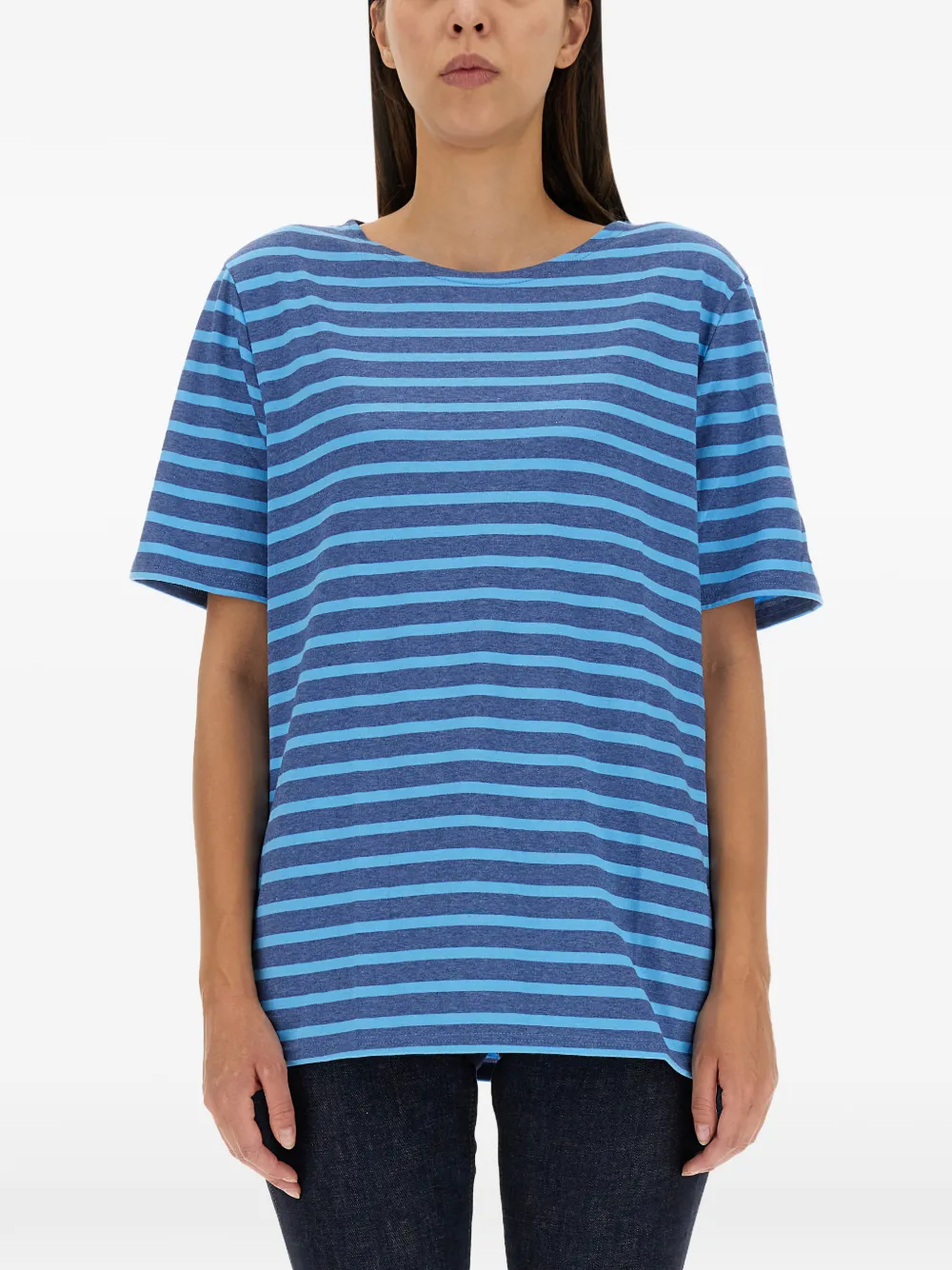 Saint James striped T-shirt - Blu
