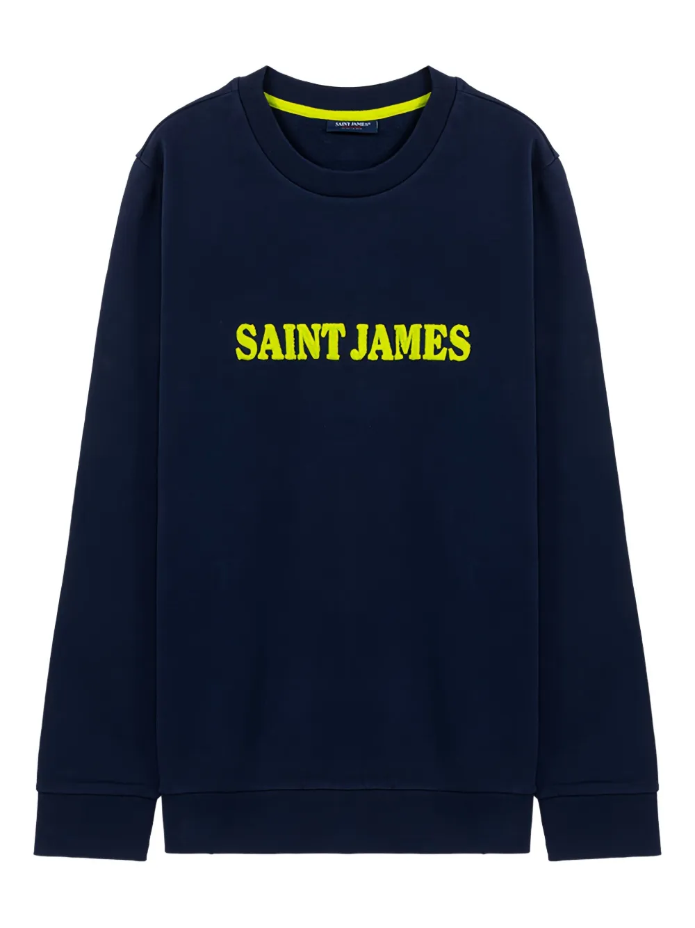 Saint James sudadera con cuello redondo y logo | azul | Image 1