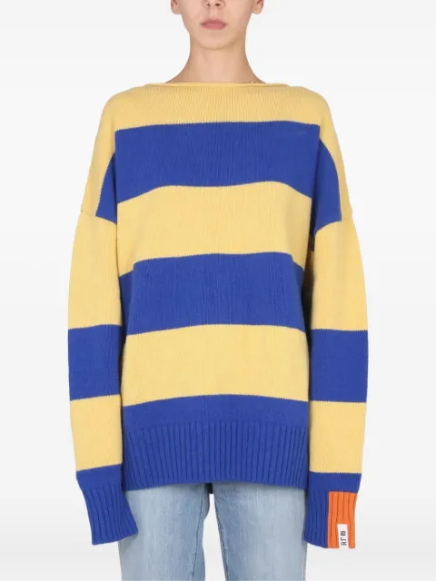 RIGHT FOR striped sweater