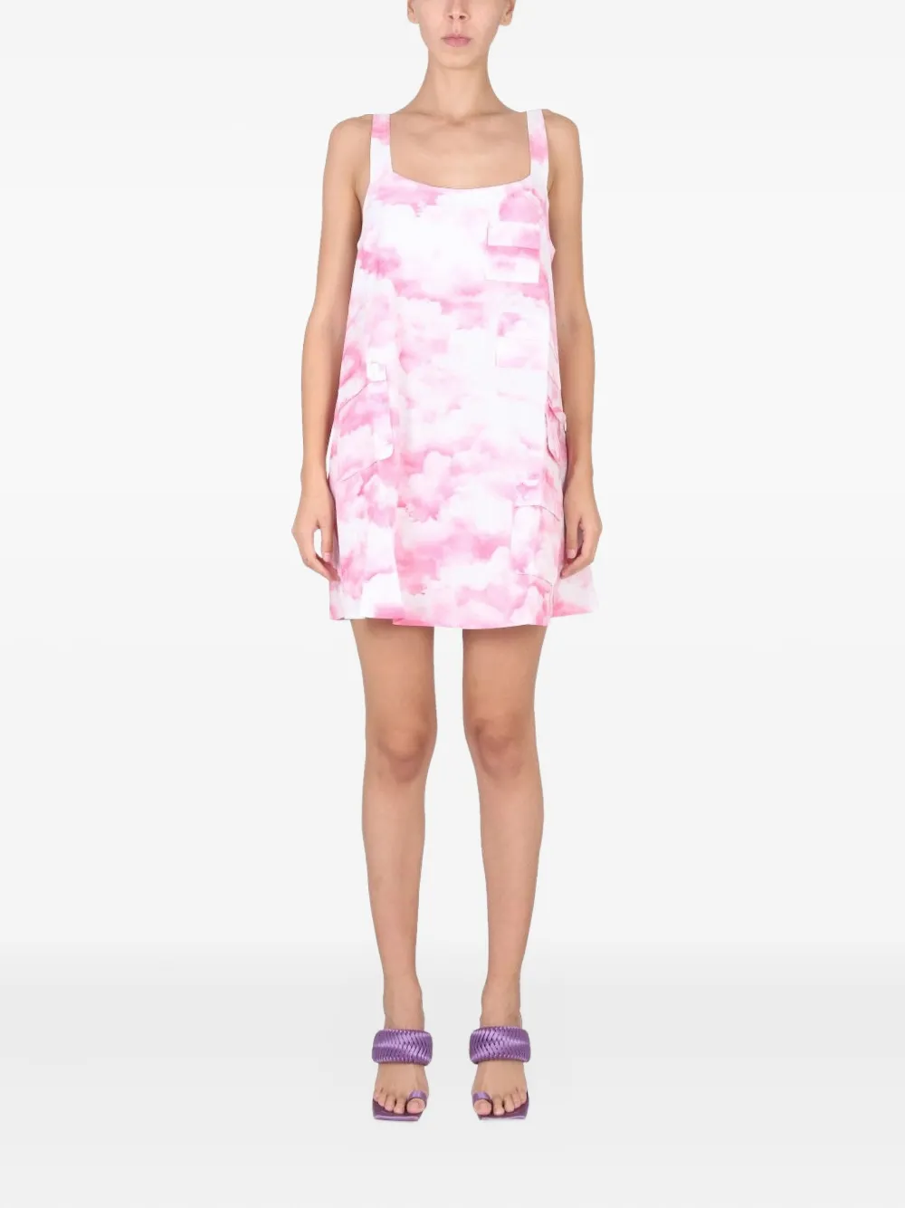 ROTATE BIRGER CHRISTENSEN pocketed mini day dress - Roze
