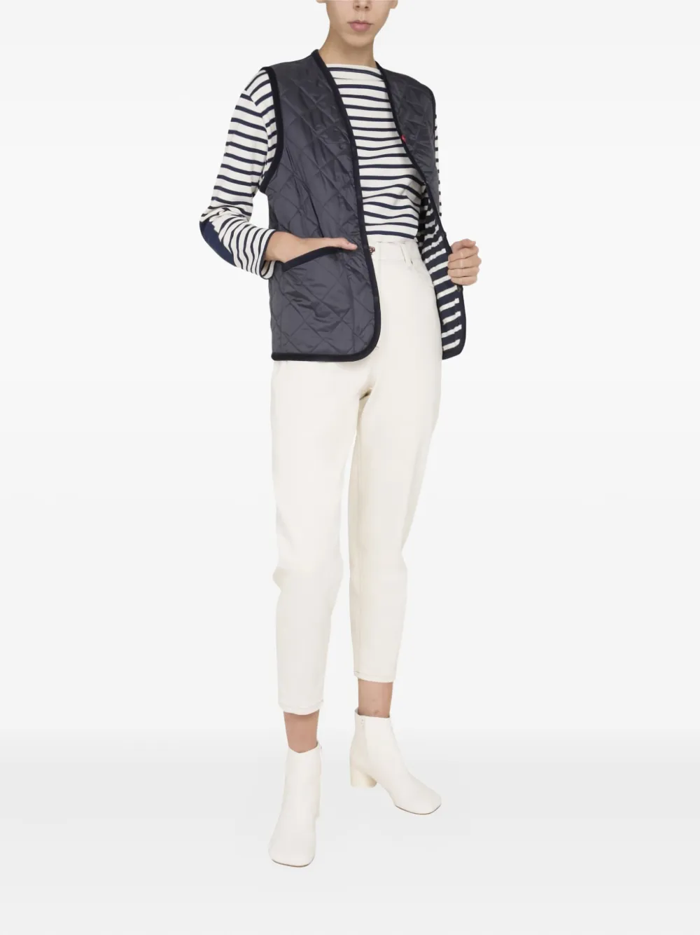 Saint James quilted buttoned gilet | Waistcoats & Gilets | Image 2