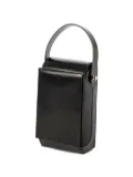 Merryl Tielman Frank top-handle leather cross body bag bag - Black
