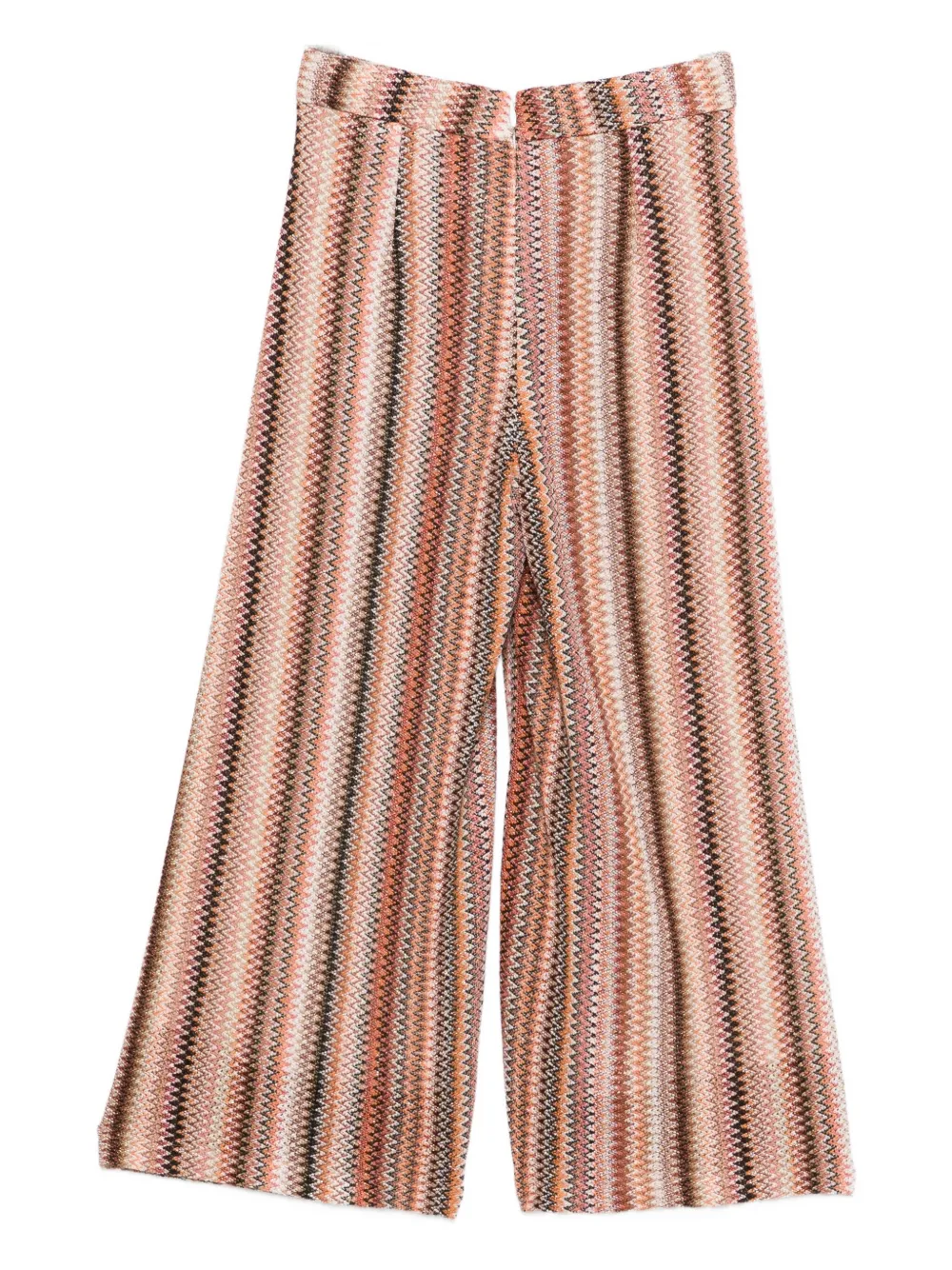 Missoni Kids Gestreepte broek Bruin
