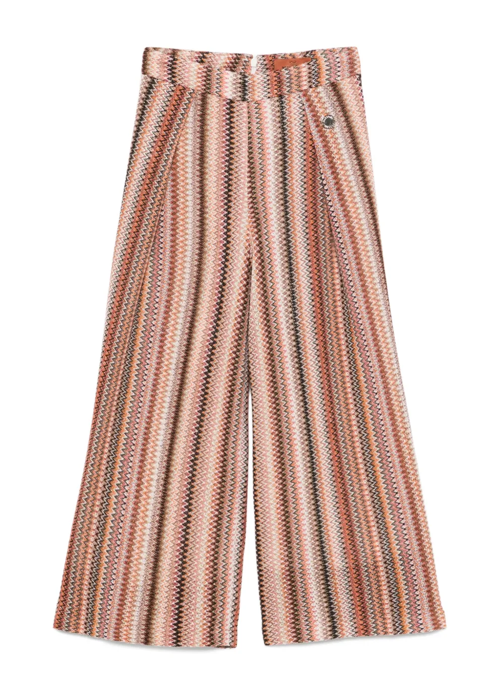 Missoni Kids Gestreepte broek Bruin