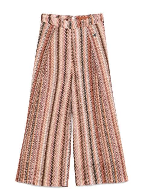 Missoni Kids Calça de tricô com listras