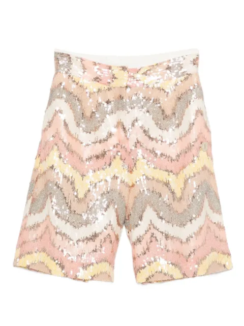 Missoni Kids sequin-embellishement wave shorts