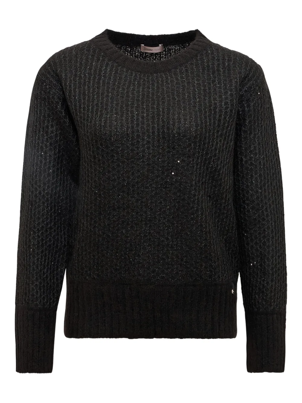 Herno sequin-embellished sweater | Black | Image 1