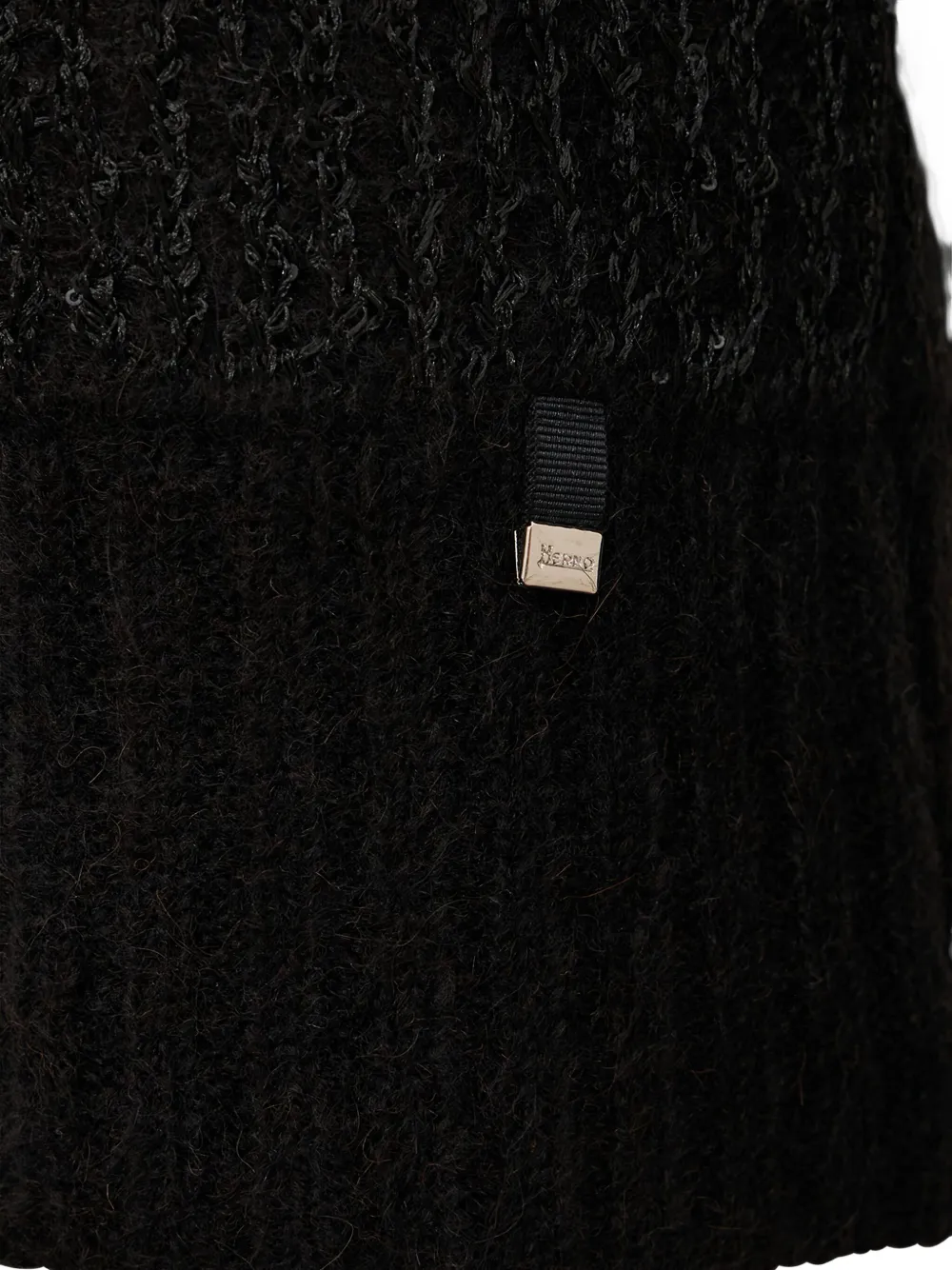 Herno Sequin-embellished Sweater In Black