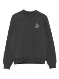 Dolce & Gabbana Kids crest-embellished sweatshirt - Grey
