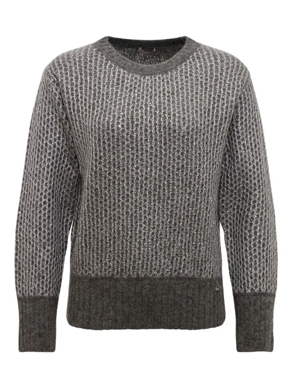 Herno Sequin-embellishment Sweater in Grey