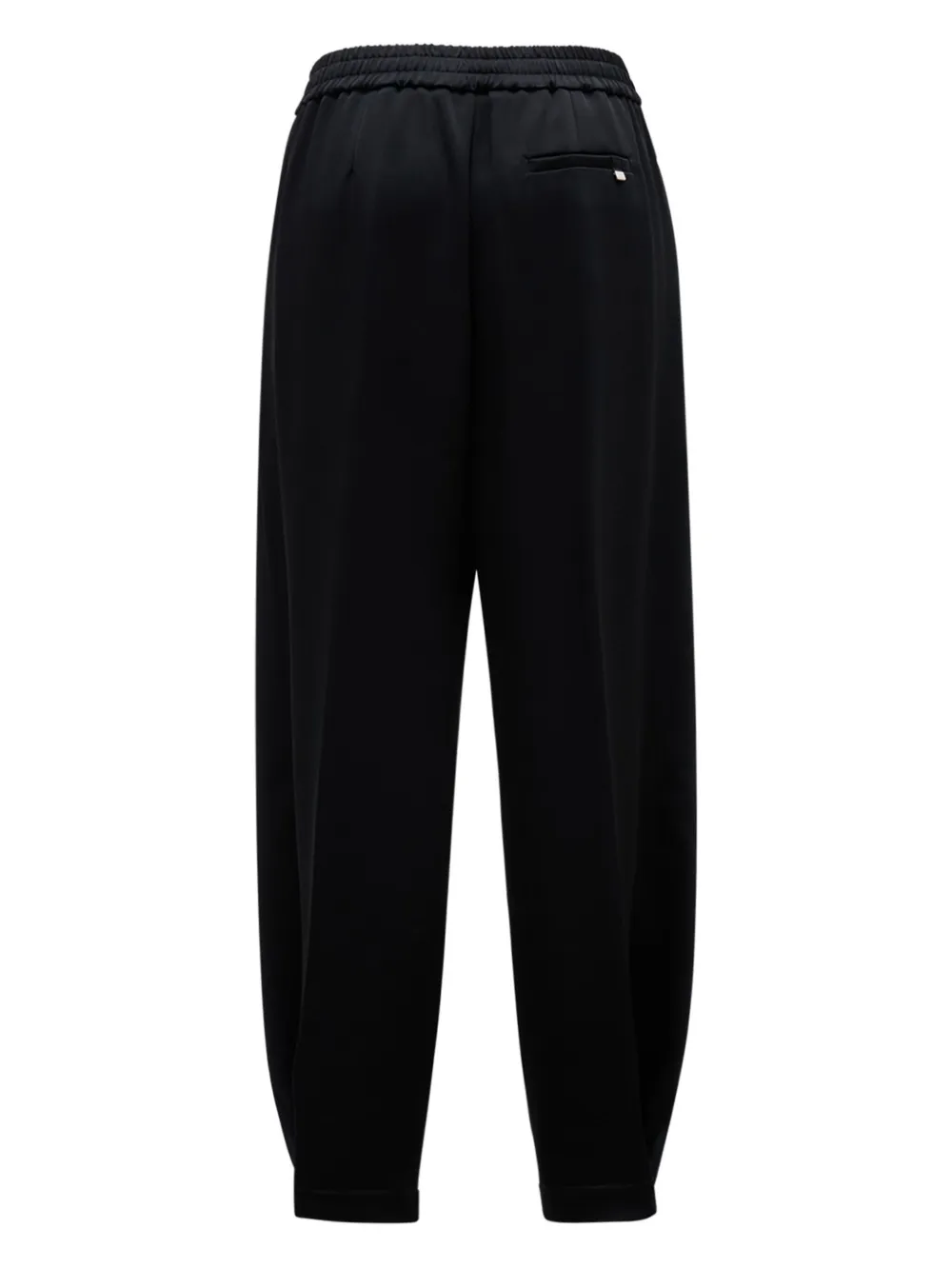 Herno pleated drawstring track pants Zwart