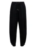 Herno pleated drawstring track pants - Black