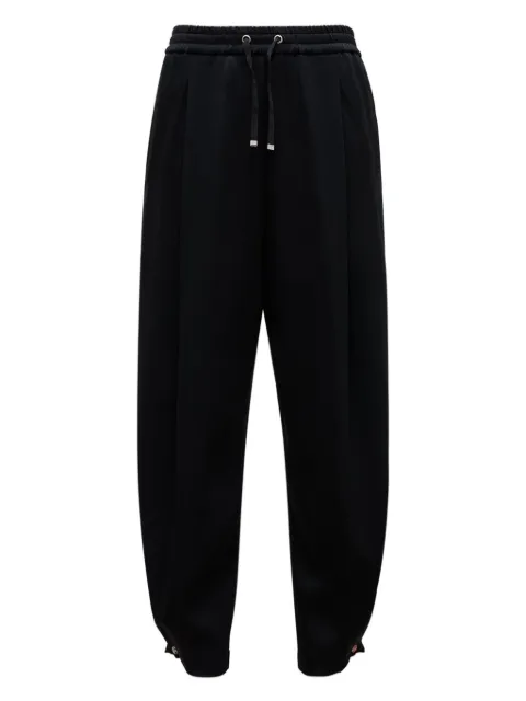 Herno pleated drawstring track pants