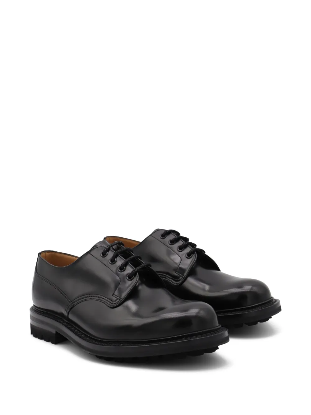 Church's leather lace-up shoes Black