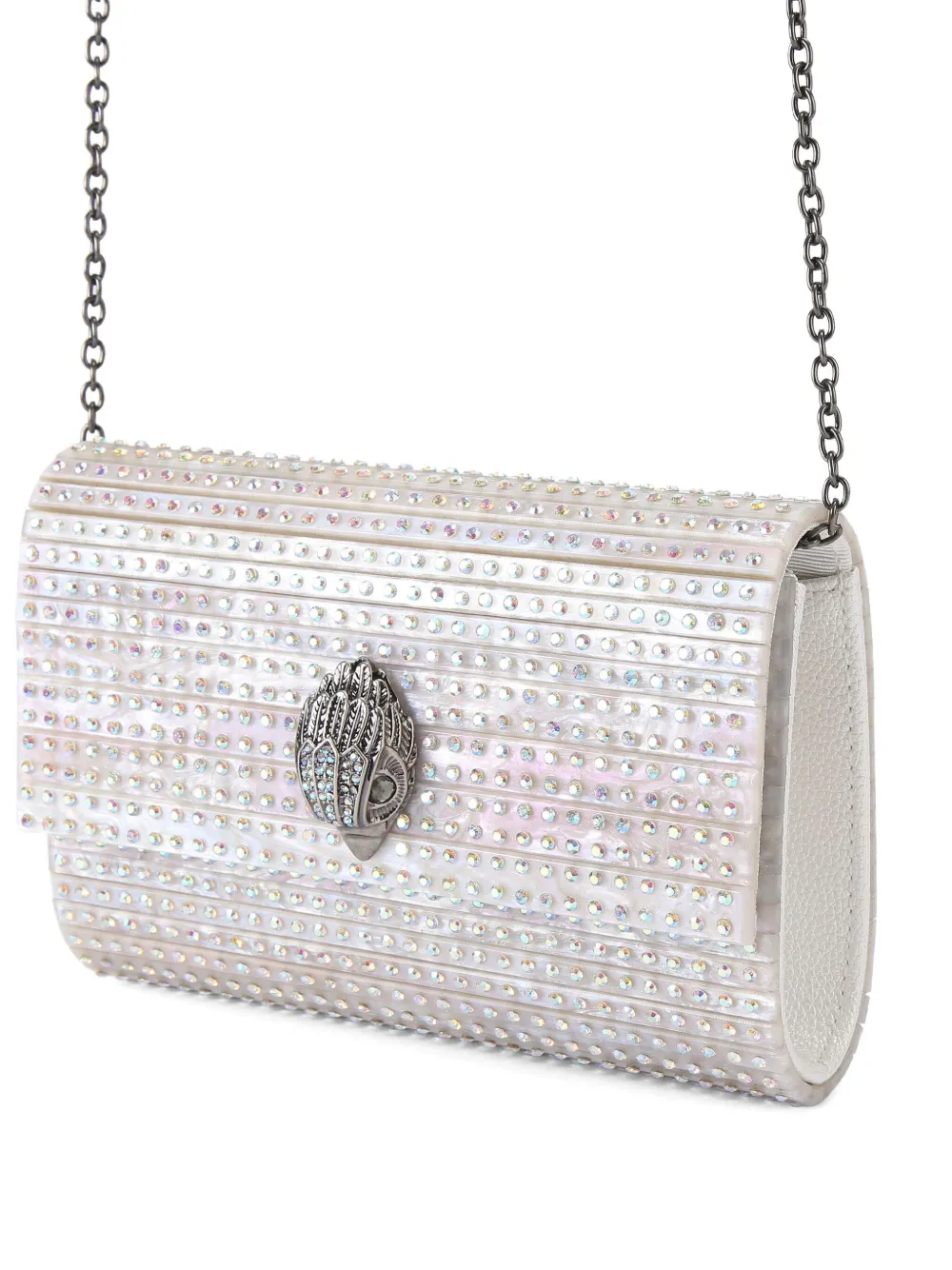 KG Kurt Geiger Clutch verfraaid met kristallen Beige