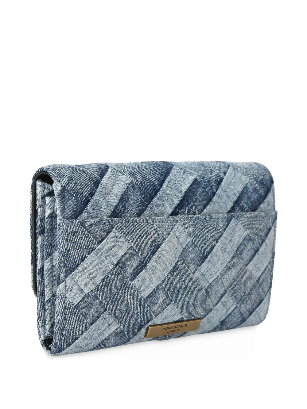KG Kurt Geiger mini Kensington denim weave chain bag | Mini Bags | Image 2