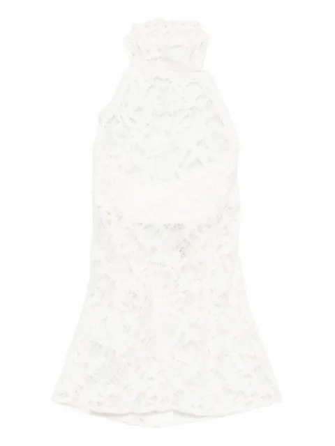 MANURI Cherie lace high-neck top
