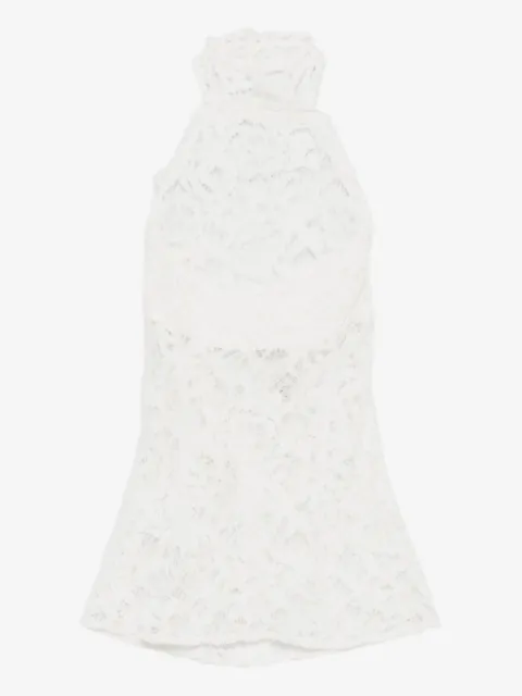 MANURÍ Cherie lace high-neck top