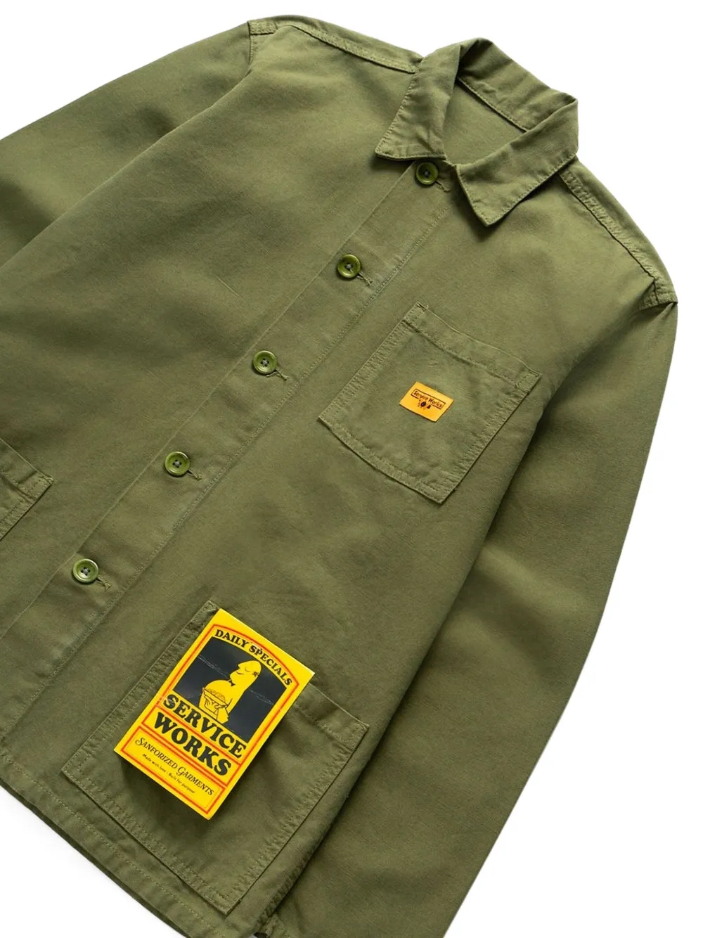 Service Works patch-pocket cotton jacket | Shirt Jackets | Image 2