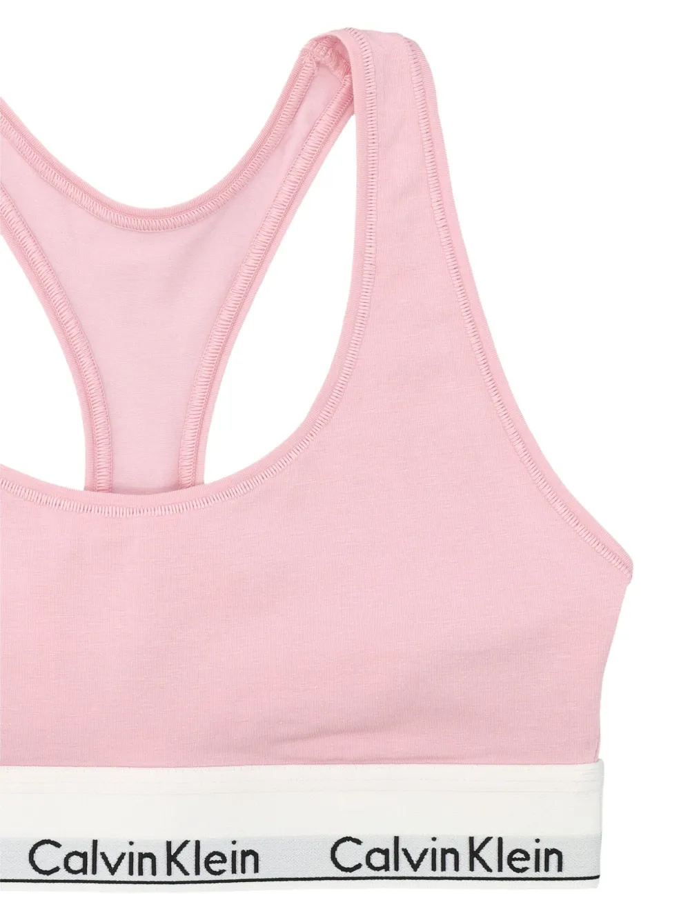 Calvin Klein Sport-bh met logoband Roze