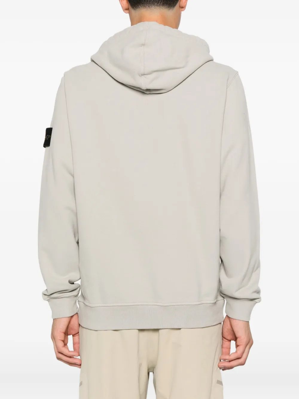Stone Island Compass-badge hoodie Grijs