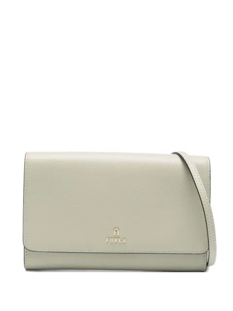 Furla leather mini clutch bag