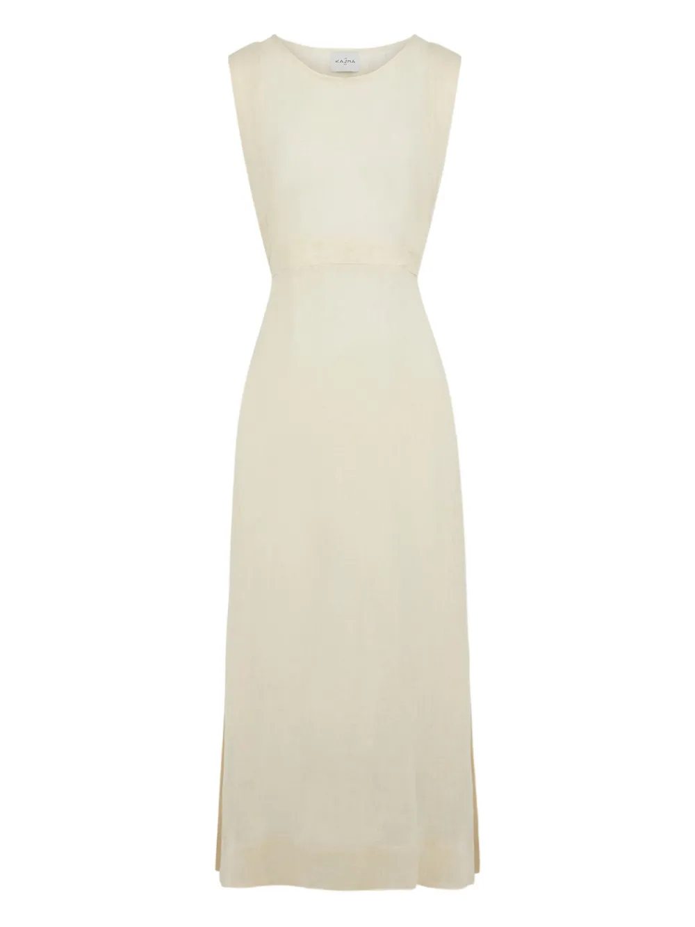 Le Kasha sleeveless crew-neck maxi dress | Yellow | Image 1