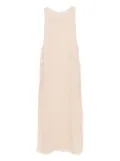 Le Kasha Jarajus side-tie linen maxi dress - Neutrals