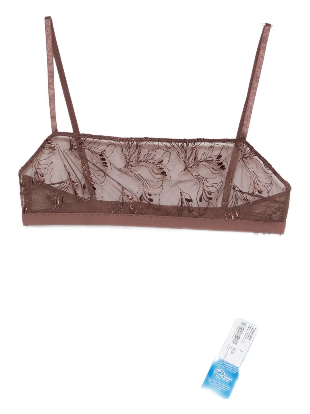 Samsoe & Samsoe Saaudrey Bandeau Bra In Brown