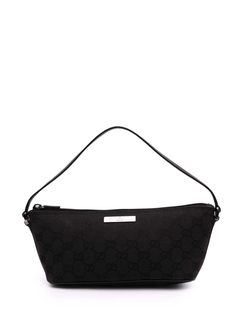 Gucci Pre-Owned 2000-2015 GG Canvas Boat shoulder bag | Black | Image 1