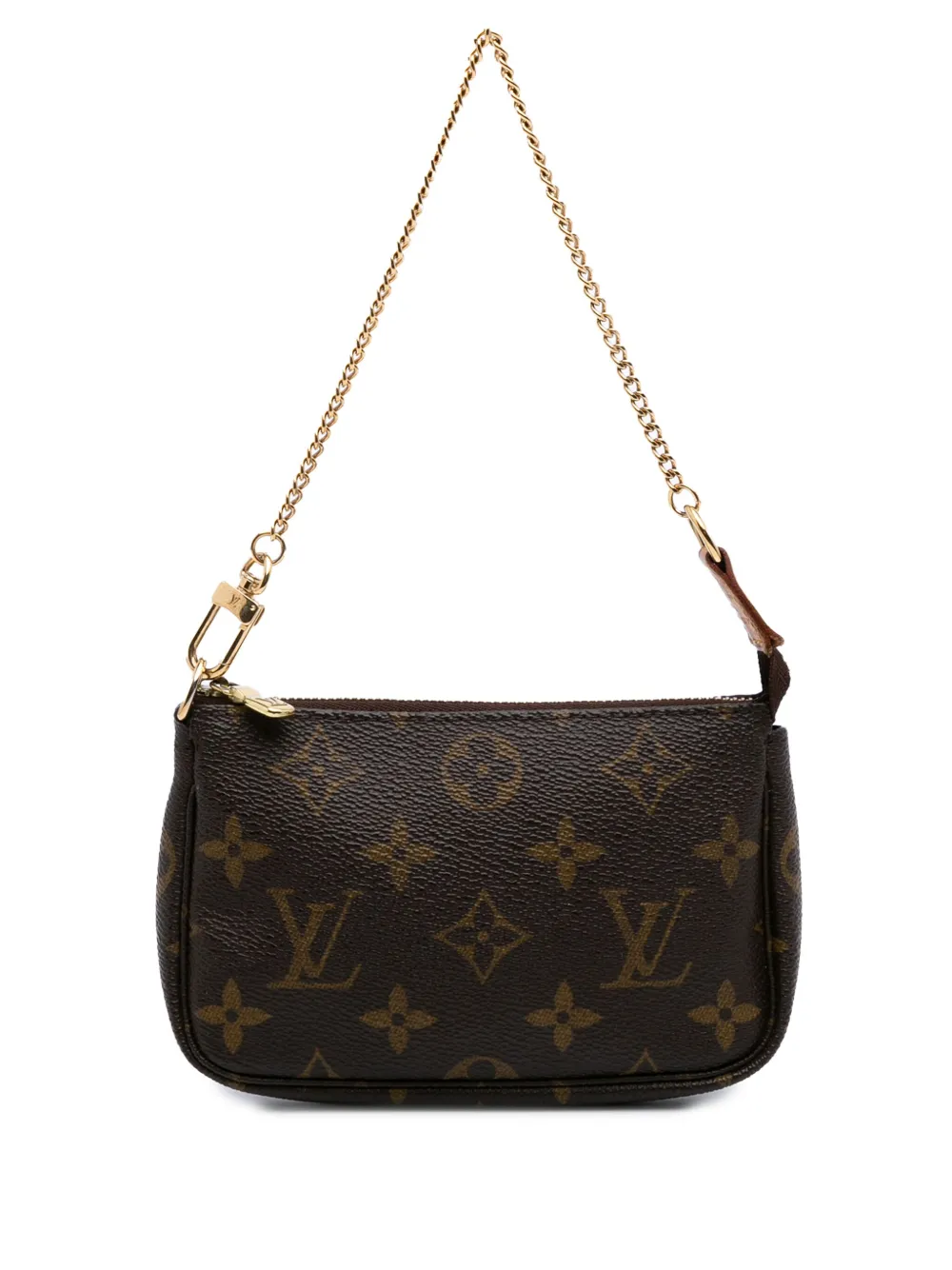 Louis Vuitton Pre-Owned 2006 モノグラム ミニ ポシェット アクセソワール ハンドバッグ - ブラウン Louis Vuitton Pre-Owned 2006 モノグラム ミニ ポシェット アクセソワール ハンドバッグ - ブラウン