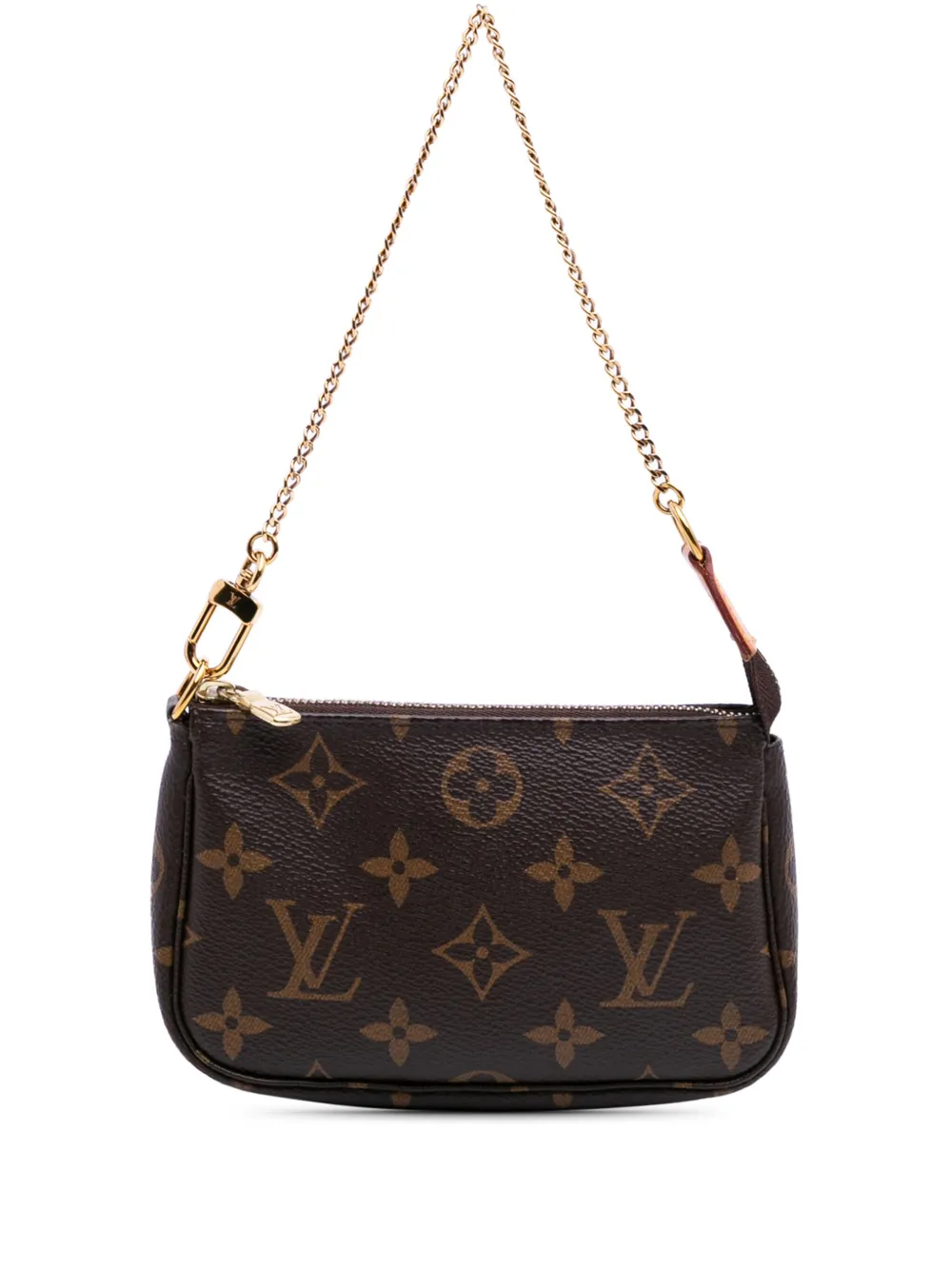 Louis Vuitton Pre-Owned 2020 モノグラム ミニ ポシェット アクセソワール ハンドバッグ - ブラウン Louis Vuitton Pre-Owned 2020 モノグラム ミニ ポシェット アクセソワール ハンドバッグ - ブラウン