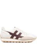 Hogan leather panelled sneakers - Neutrals