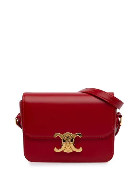 Céline Pre-Owned 2019 Teen Shiny Calfskin Triomphe crossbody bag